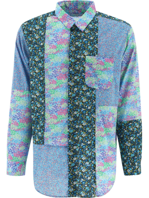 Engineered Garments Patchwork Floral Print Shirt