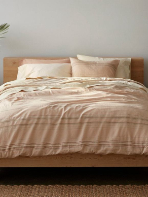 Lobos Duvet Cover - Cork / Rosehip