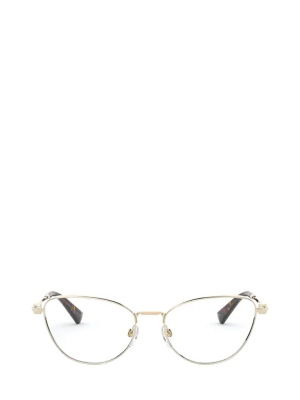 Valentino Eyewear Round Frame Glasses