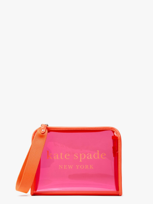 Market See-through Medium Wristlet