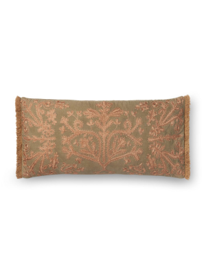 Khaki & Copper Pillow