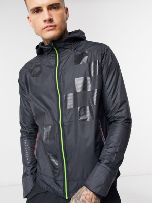 Nike Running Run Wild Pack Shield Jacket In Black