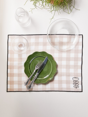 Gingham Floral Placemat