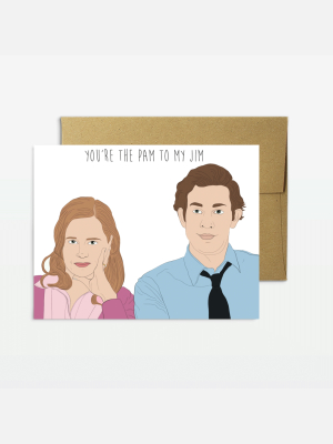 Pam To My Jim Office Card - Pm1