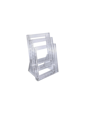 Azar Three-tier Modular Letter Brochure Holder 2ct