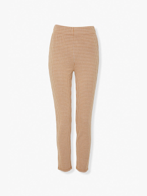 Gingham Print Leggings