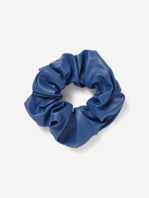 **blue Pu Scrunchie