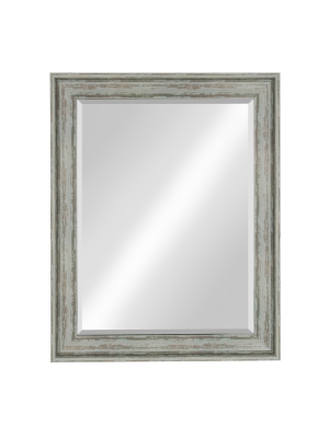 Kate And Laurel Mckinley Framed Wall Vanity Beveled Mirror