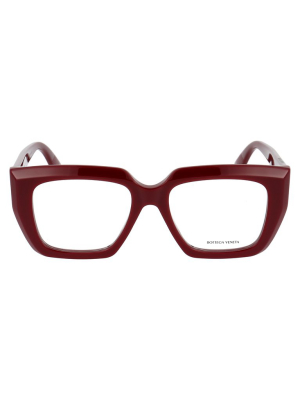 Bottega Veneta Eyewear Square Frame Glasses