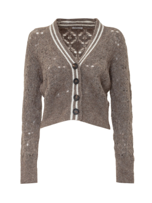 Brunello Cucinelli Cropped Knitted Cardigan