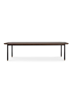 District Eight Stacking Bench Occasional Bench - Smoked