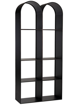 Noir Luna Bookcase