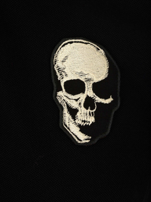 Alexander Mcqueen Skull Patch Polo Shirt