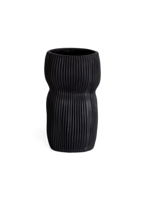 Cym Warkov Ceramics - Oval Curvy #3 - Black