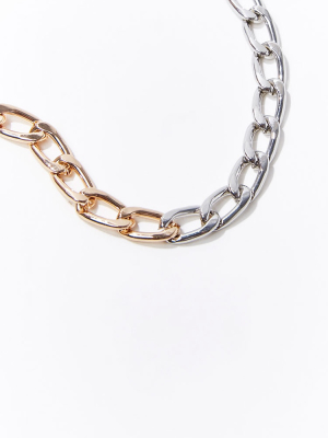 Duo-tone Chain Bracelet