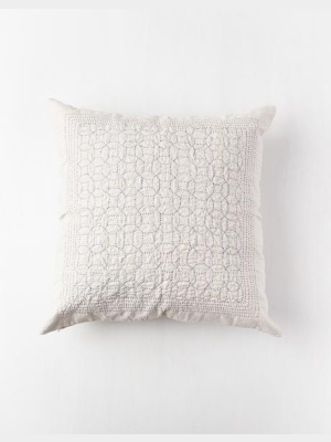 Indigo Star Stitched Pillow