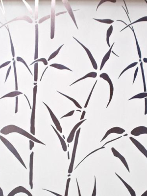 Bamboo Frosted Translucent Contact Wallpaper By Burke Decor