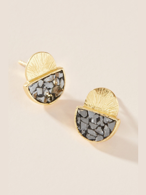 Deco Diamond Reyes Post Earrings