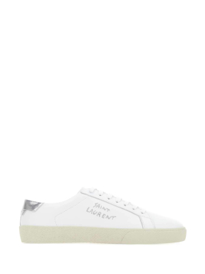 Saint Laurent Court Classic Sl/06 Embroidered Sneakers