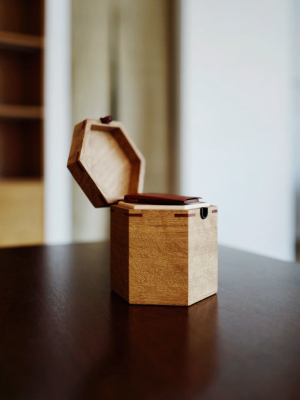 Tea Case - Japanese Oak (out Of Stock)