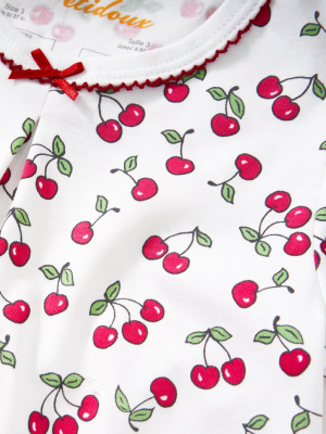 Vintage Cherries Summer Pajamas
