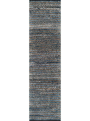 Cape Cod Stripe Blue Runner Rug