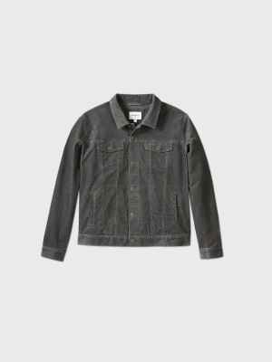 Men's Big & Tall Corduroy Trucker Jacket - Goodfellow & Co™ Gray