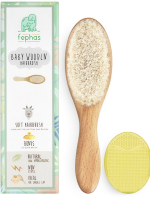 Goat Hair Baby Brush