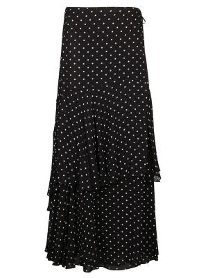 Pinko Corn Flakes 2 Polka Dot Maxi Skirt