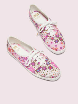 Keds X Kate Spade New York Champion Pacific Petals Sneakers