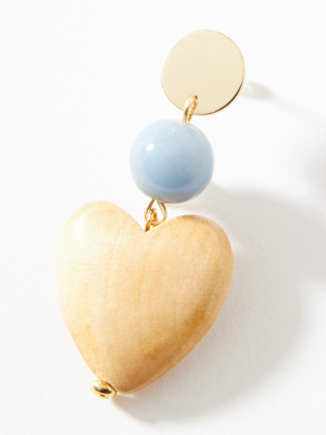 Sophie Monet Heart Drop Earrings