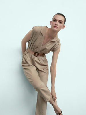 Jumpsuit With Belt