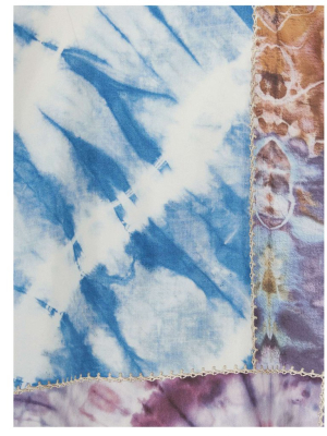 Amiri Patchwork Tie Dye Print Shirt