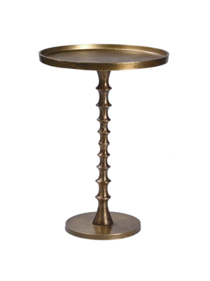 Lyndon Leigh Bradford Side Table - Brass