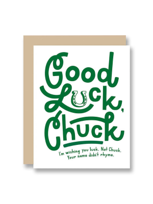 Good Luck Chuck Card