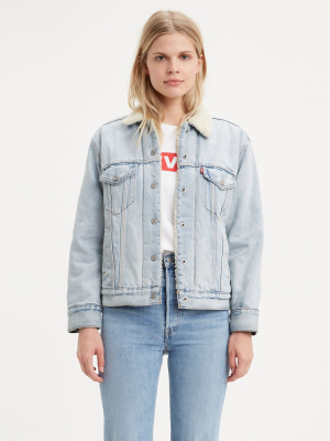 Levi’s® Sherpa Trucker Jacket With Jacquard™ By Google
