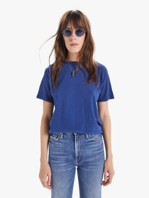 Velva Sheen Rolled Short Sleeve Tee - Blue