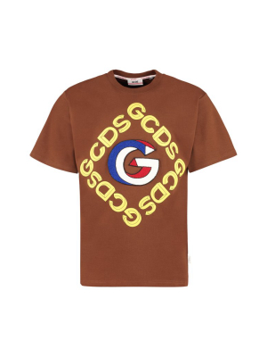 Gcds 3d Logo Print Crewneck T-shirt