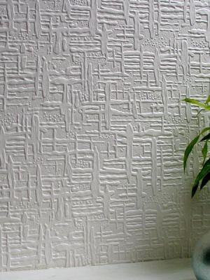 Edward Paintable Supaglypta Wallpaper Design By Brewster Home Fashions