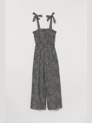 Flounce-trimmed Jumpsuit