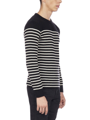 Saint Laurent Striped Knit Jumper