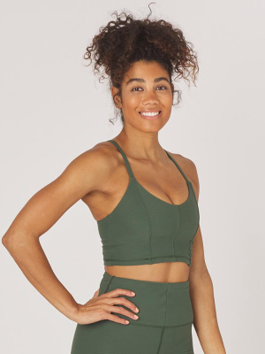 Charge Bra: Olive