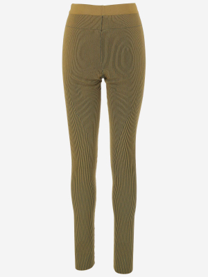 Jacquemus Arancia Ribbed-knit Leggings