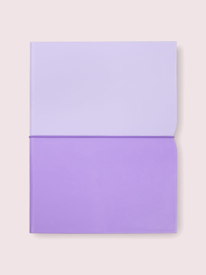 Lilac Plunge Notepad Folio