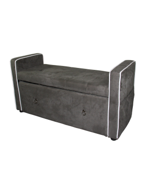 Storage Bench 22" - Olive Green - Ore International