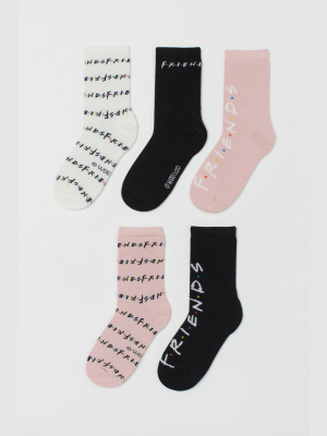 5-pack Graphic-detail Socks