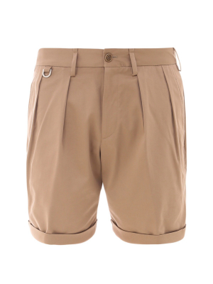 Neil Barrett Rolling Hem Tailored Bermuda Shorts