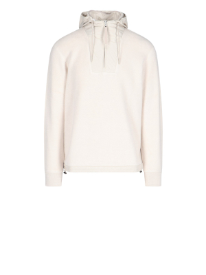 Ermenegildo Zegna Half-zip Fleece Hoodie