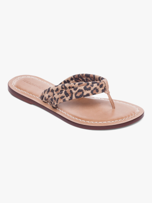 Cheetah Print Miami Two-tone Sandal