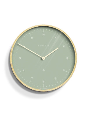 Mr Clarke Clock In Bubble Green